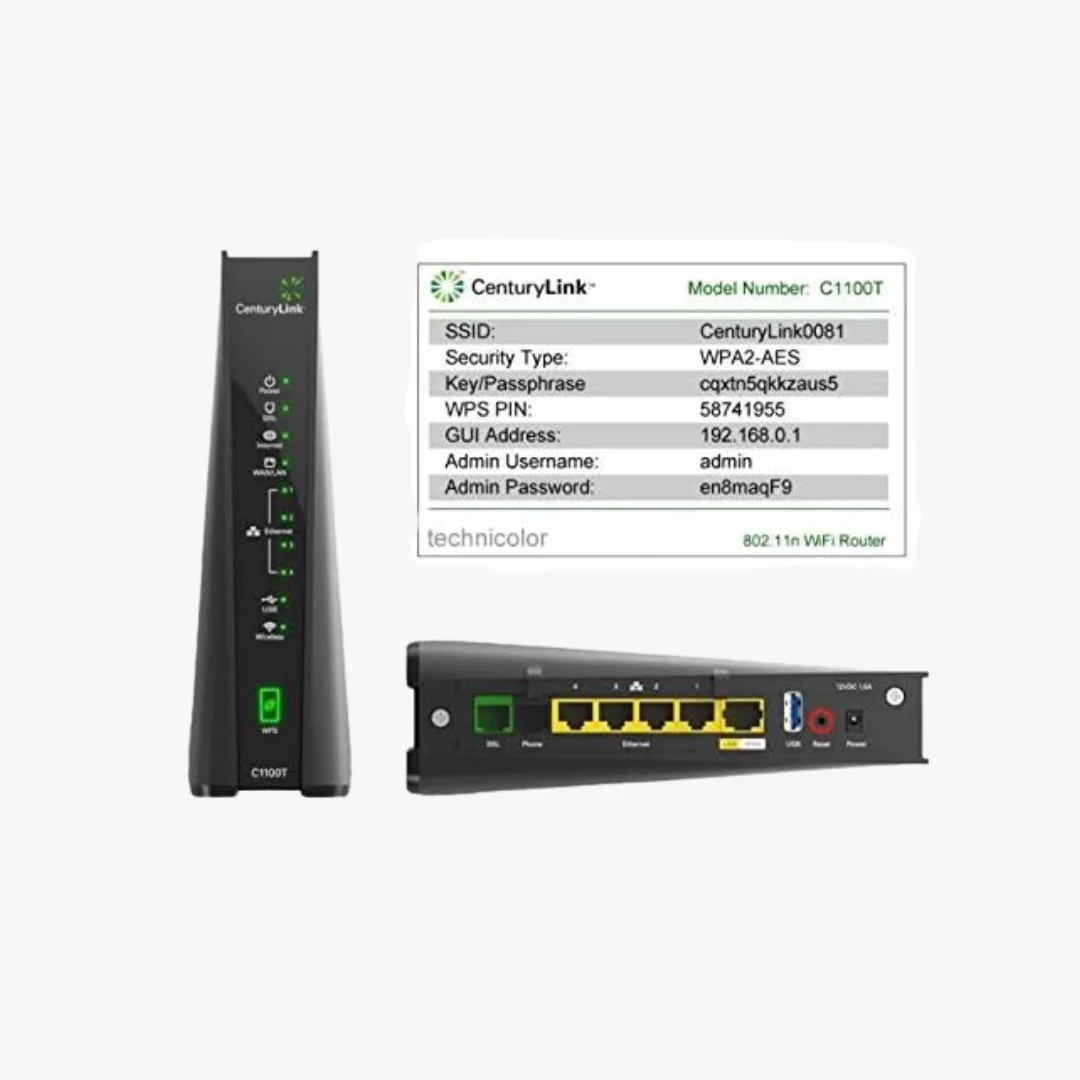 Technicolor C1100T Wireless VDSL2 Gateway Modem for CenturyLink - Image 4